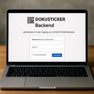 DOKUSTICKER Backend-Zugang